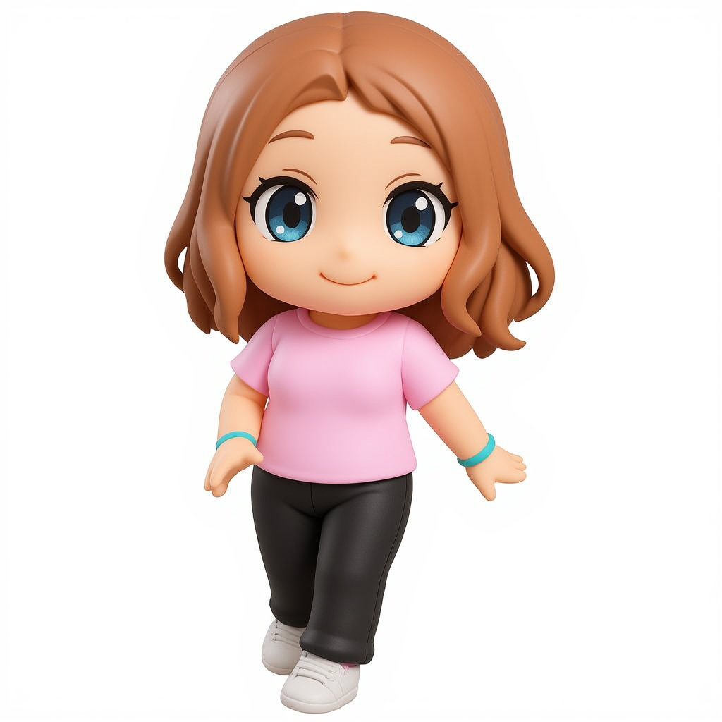 Figura de Lore en estilo Chibi